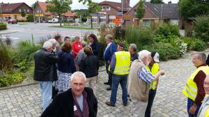 Am Hohenkirchener Bismarckplatz wurden wir von der Arbeitsgruppe begrüßt.