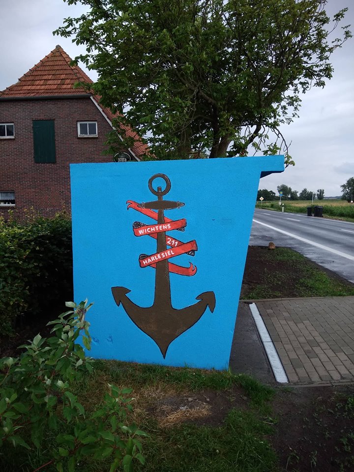 Linke Außenseite - Anker fertig